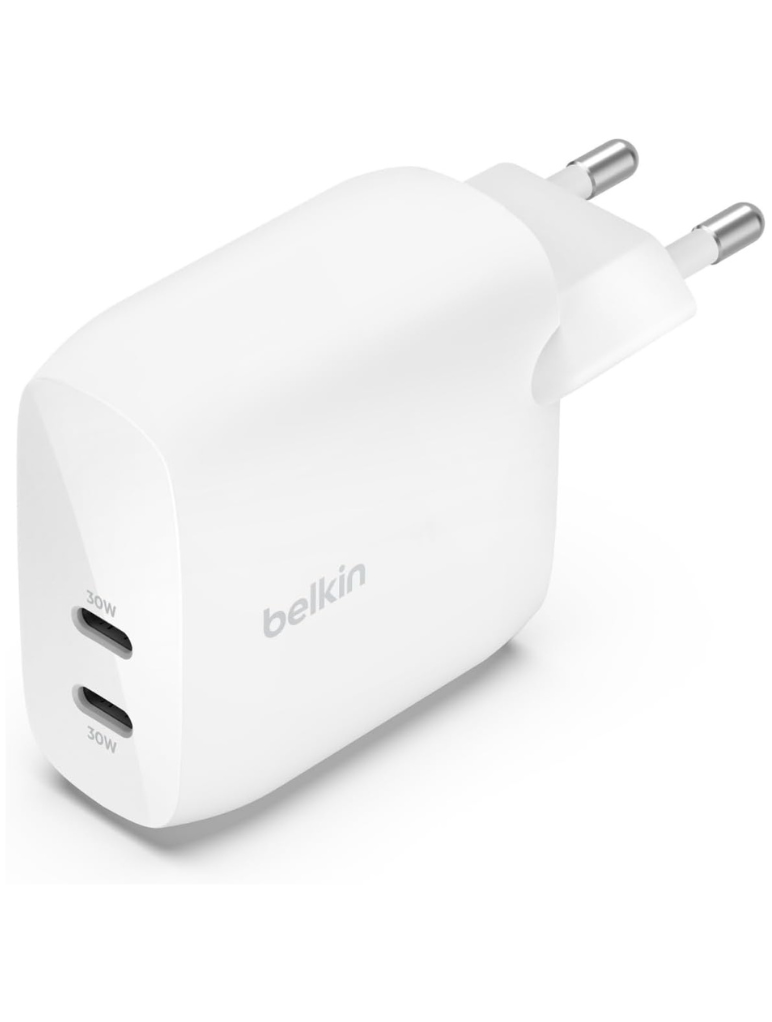 Belkin - Adaptateur 2 Ports USB-C 60W