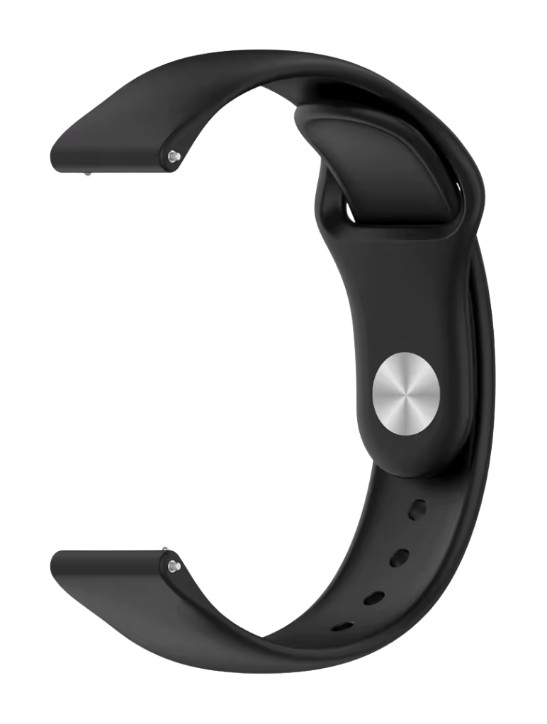 Clypeus - Bracelet Silicone pour Autre Watch - Noir