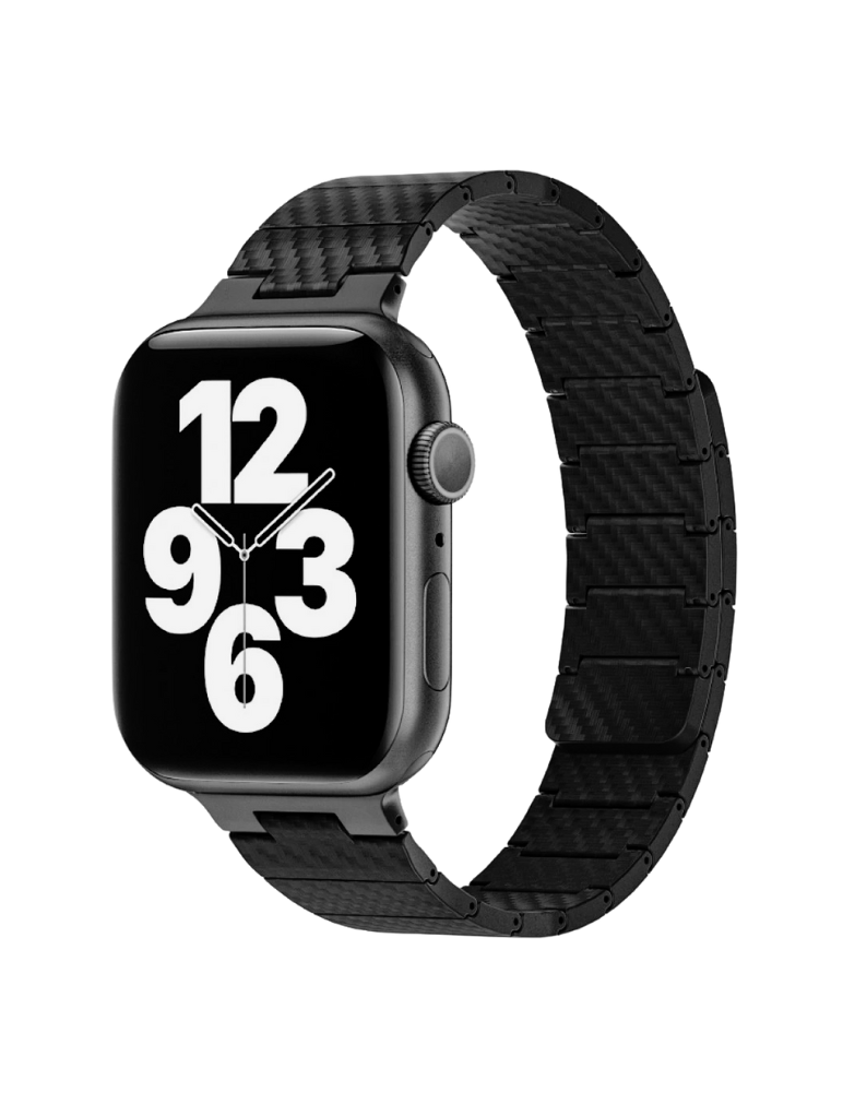 Wiwu - Bracelet en fibre de carbone pour Apple Watch - Noir