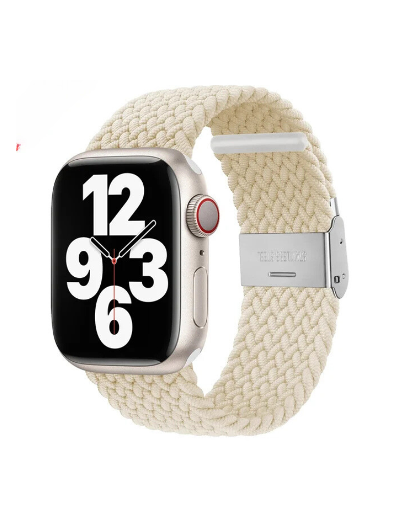 Clypeus - Bracelet Boucle Tréssée pour Apple Watch - Starlight