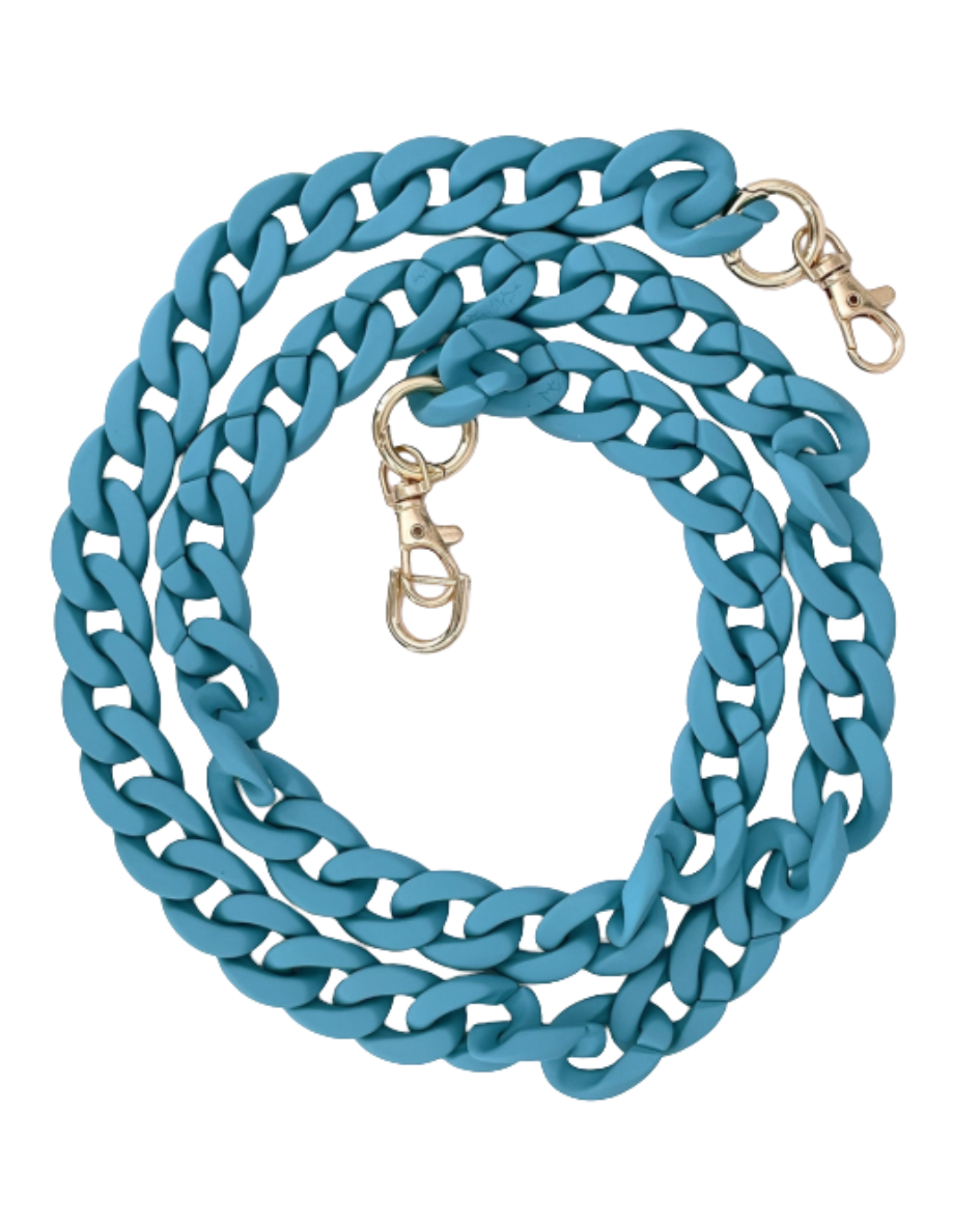 Moxie - Chaîne en Maille - Bleu (Handmade)