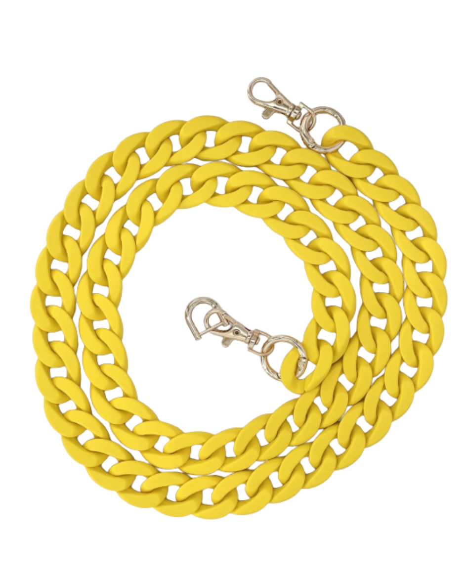 Moxie - Chaîne en Maille - Jaune (Handmade)