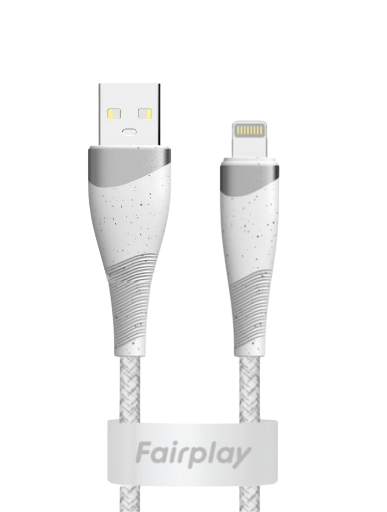 Fairplay - Câble Tréssé USB vers Lightning - 1m