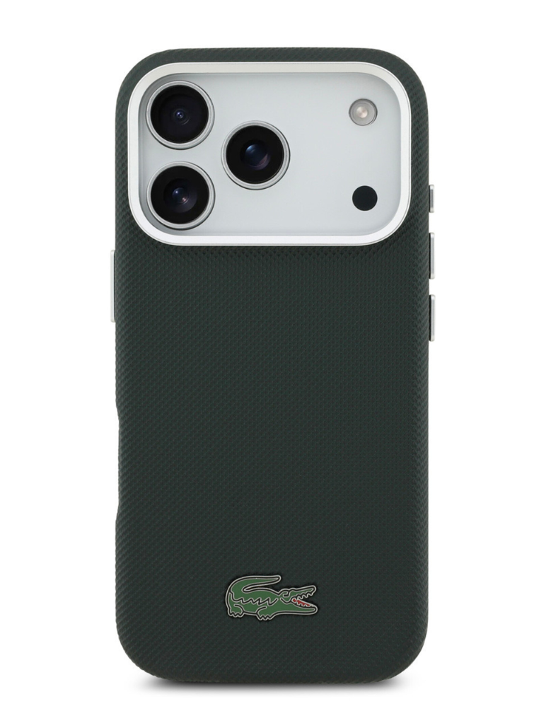 Lacoste - Coque MagSafe Rigide pour iPhone - Vert Sinople