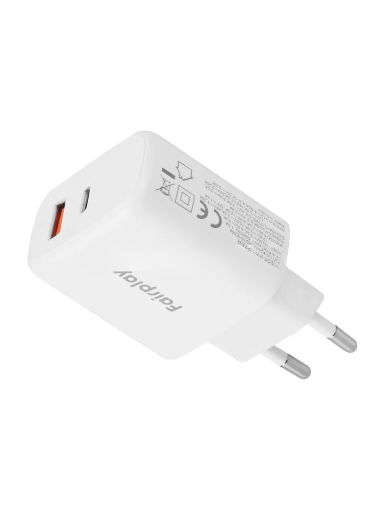 Fairplay - Adaptateur secteur Double USB et USB-C 45W