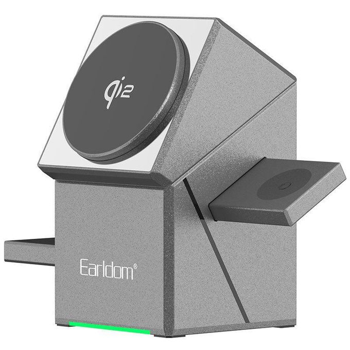 Earldom - Station de Charge Rapide Sans-Fils Magsafe 3 en 1 Qi2