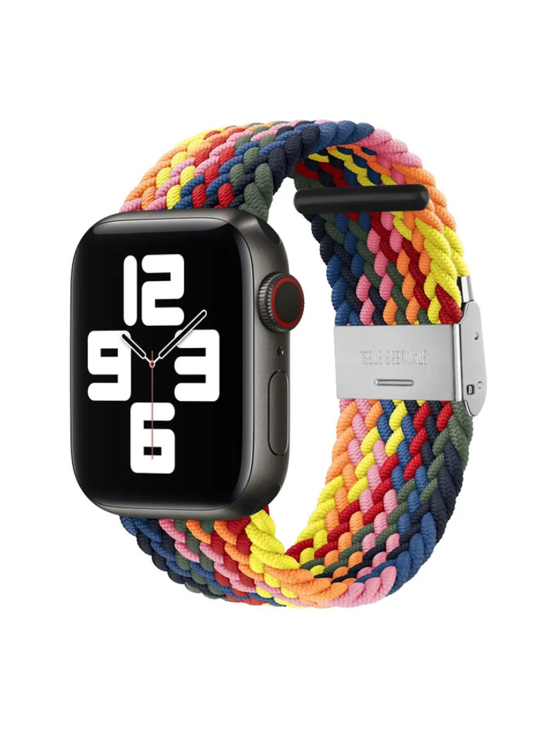 Clypeus - Bracelet à boucle Tréssée pour Apple Watch - Pride Edition