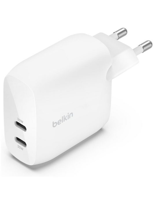 Belkin - Adaptateur 2 Ports USB-C 60W
