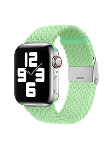 Clypeus - Bracelet Boucle Tréssée pour Apple Watch - Vert Menthe