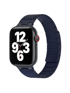 Wiwu - Bracelet en fibre de carbone pour Apple Watch - Bleu nuit