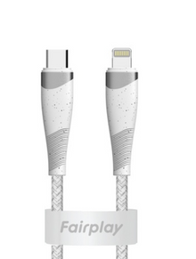 Fairplay - Câble Tressé USB-C vers Lightning - 1m