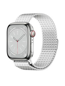 Wiwu - Bracelet en acier inoxydable pour Apple Watch - Argent