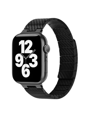 Wiwu - Bracelet en fibre de carbone pour Apple Watch - Noir