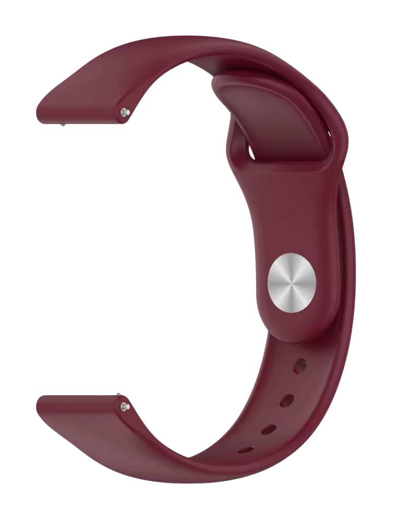 Clypeus - Bracelet Silicone pour Autre Watch - Rouge Bordeaux