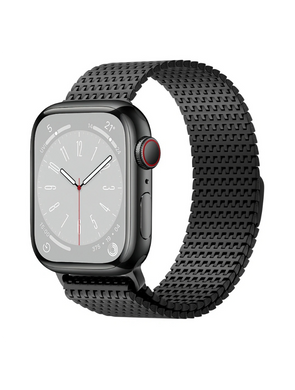 Wiwu - Bracelet en acier inoxydable pour Apple Watch - Noir