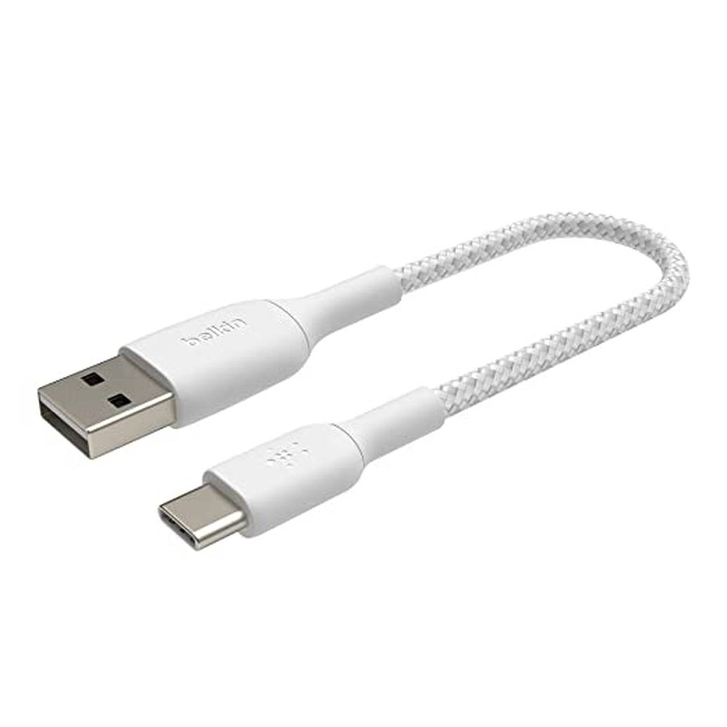 Belkin - Câble Tréssé USB to Lightning - 15cm (MFI)