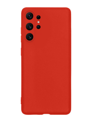 Coque en Silicone Doux Rouge - Samsung A Series