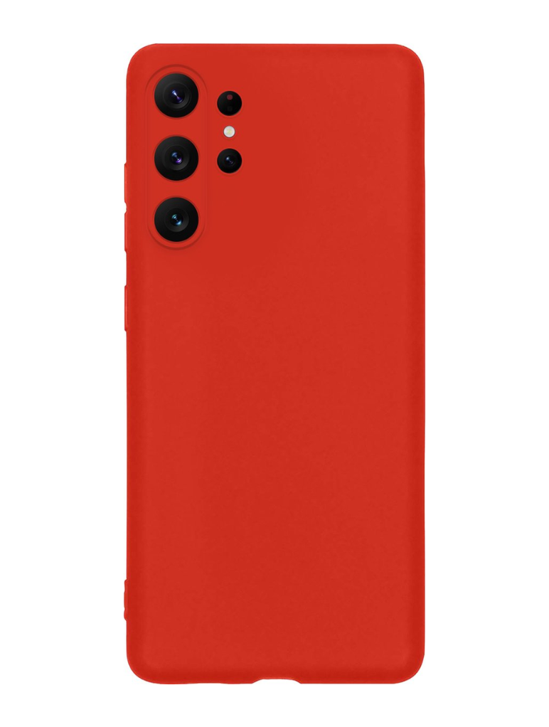 Coque en Silicone Doux Rouge - Samsung A Series