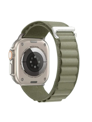 Clypeus - Bracelet à boucle Alpine pour Apple Watch - Gris Titane