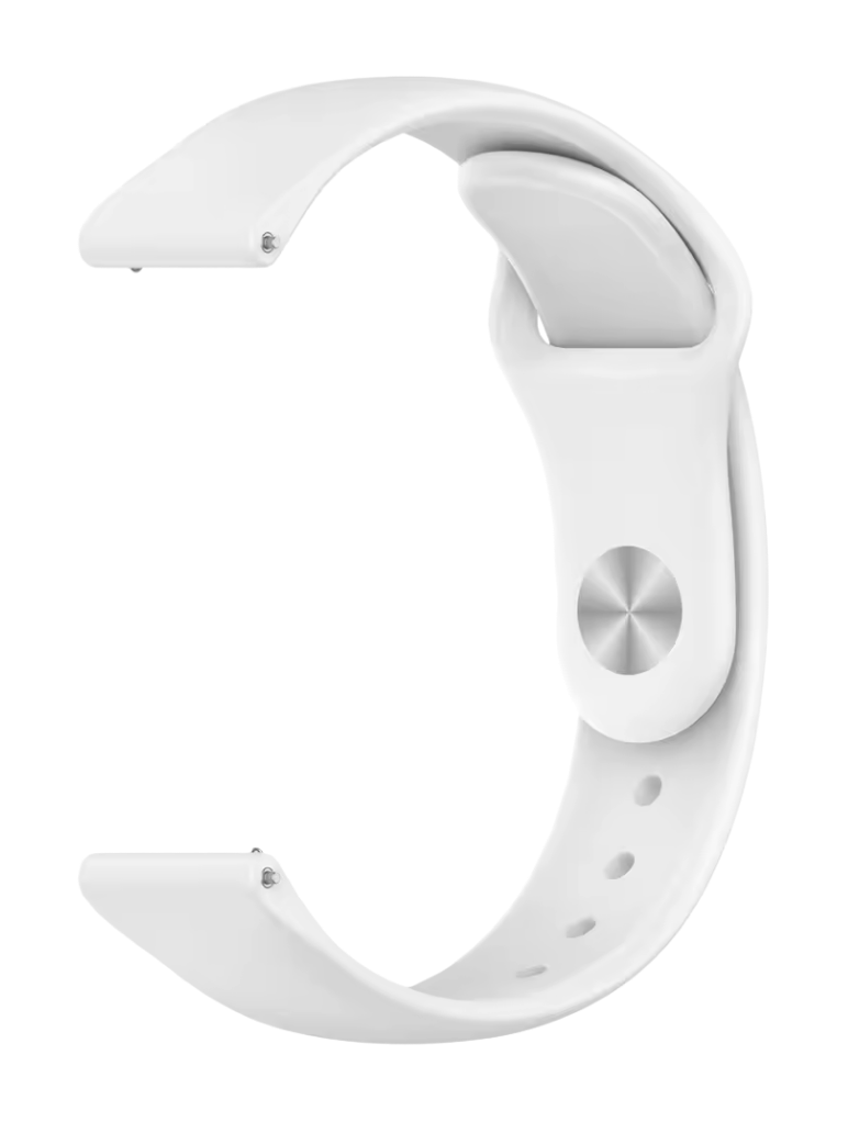Clypeus - Bracelet Silicone pour Autre Watch - Blanc