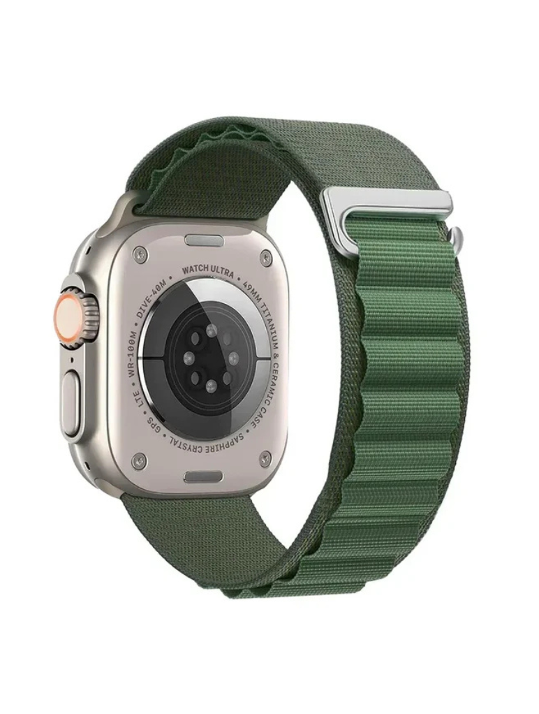 Clypeus - Bracelet Boucle Alpine pour Apple Watch - Vert militaire