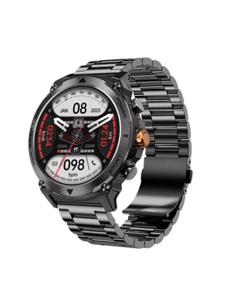 Wiwu - Montre Connectée Smart Watch AMOLED Noir
