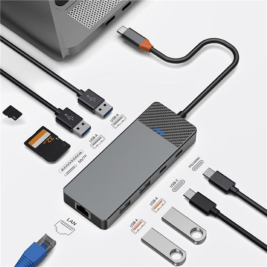 Wiwu - Hub 12 ports multiples vers USB-C