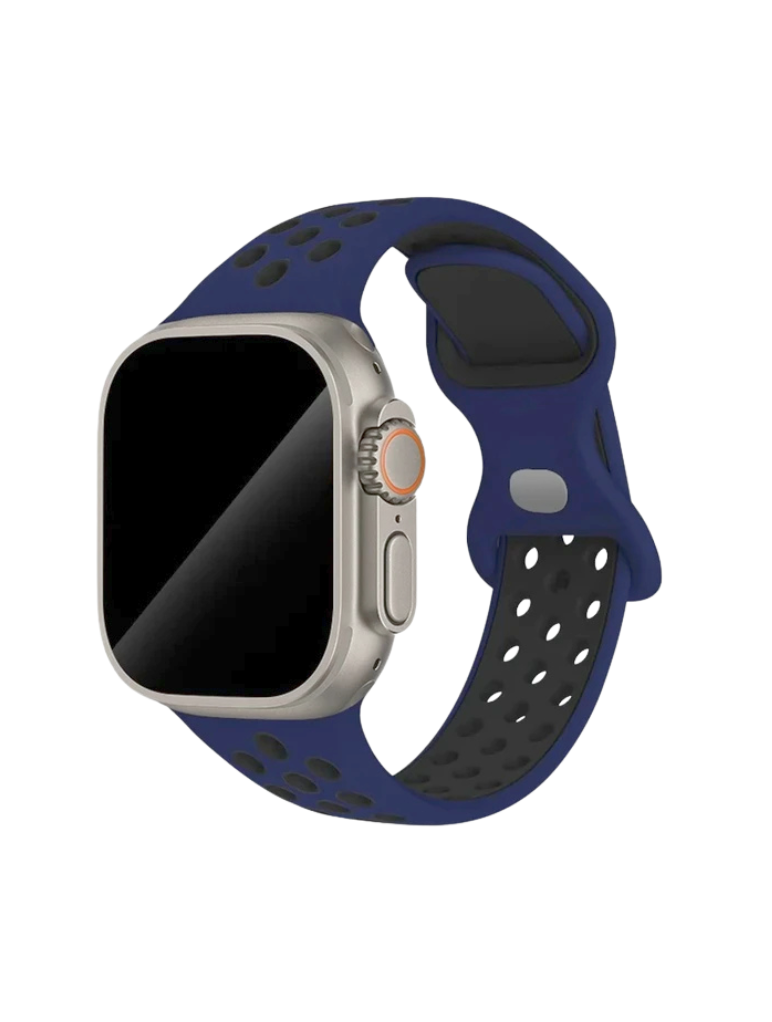 Clypeus - Bracelet Sport pour Apple Watch - Bleu nuit