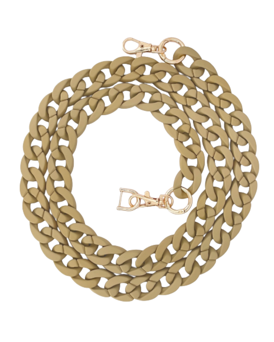 Moxie - Chaîne en Maille - Beige (Handmade)