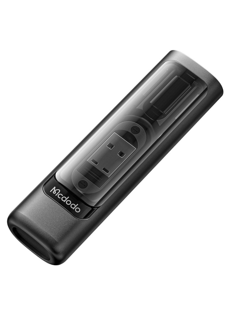Mcdodo - Kit de Voyage Multifonction WF-1720 (Connecteur Type-C + USB + Lightning + MicroUSB) Noir
