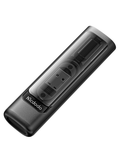Mcdodo - Kit de Voyage Multifonction WF-1720 (Connecteur Type-C + USB + Lightning + MicroUSB) Noir