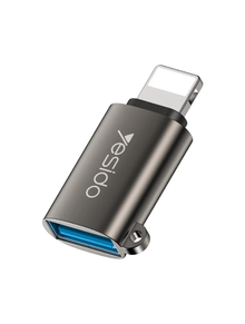 Yesido - Adaptateur USB Femelle vers Lightning Mâle