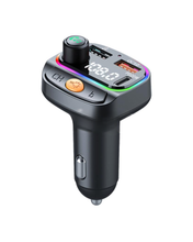 Charger l&#39;image dans la galerie, Wiwu - Transmetteur FM / Bluetooth et Chargeur 20W 2xUSB-C &amp; USB-A