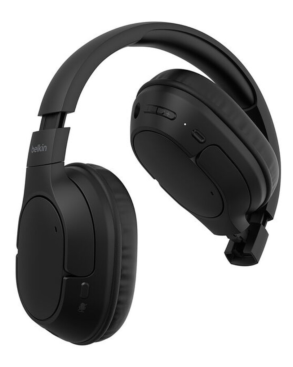 Belkin - Casque Audio Filaire Bluetooth Réduction active du bruit (ANC)