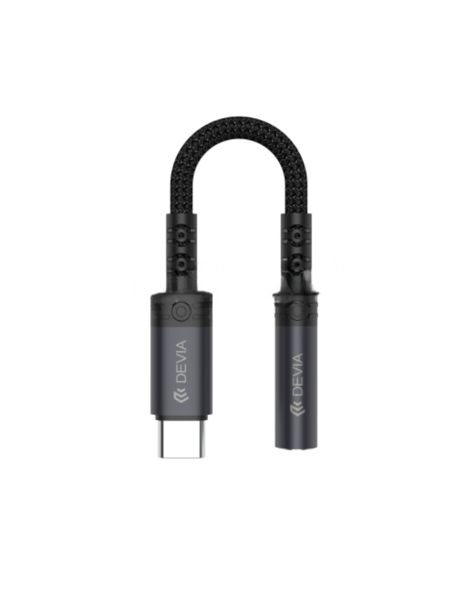 Devia - Adaptateur USB-C vers Jack 3,5mm
