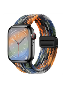 Clypeus - Bracelet Boucle Tréssée pour Android Watch - Black Rainbow