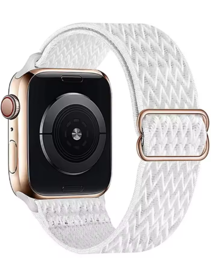 Clypeus - Bracelet en tissu à motifs Chevron pour Apple Watch
