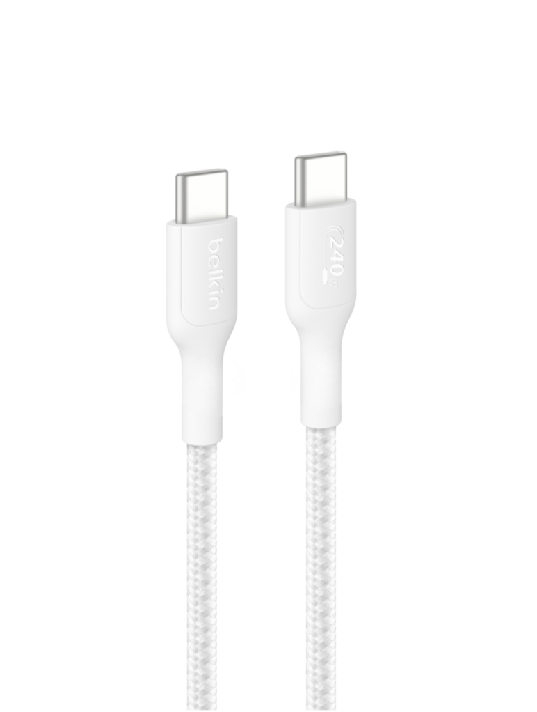 Belkin - Câble Tressé PCR USB-C vers USB-C 240W - 1m