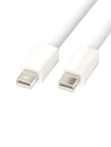 Clypeus - Câble Mini DisplayPort Mâle vers Mini DisplayPort Mâle 1,8m - Blanc