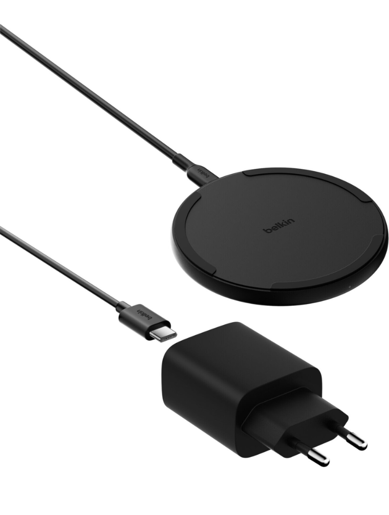 Belkin - Chargeur Sans Fil 15W + Adaptateur Secteur