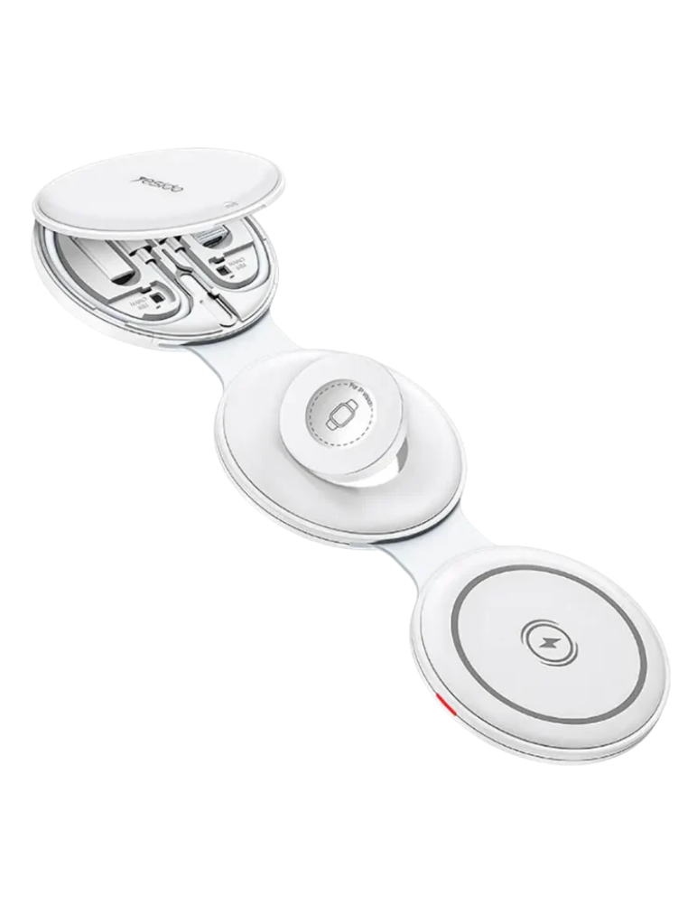 Yesido - Chargeur sans-fils 5-en-1 pour Smartphone et Apple Watch
