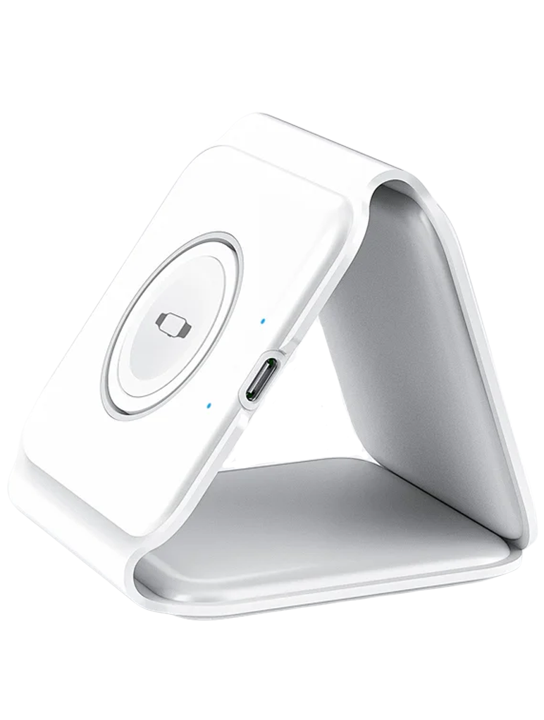 Wiwu - Chargeur sans-fils 3-en-1 pour iPhone, Airpods & Apple Watch