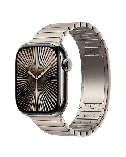 Clypeus - Bracelet à maillons ardoise - Apple Watch séries