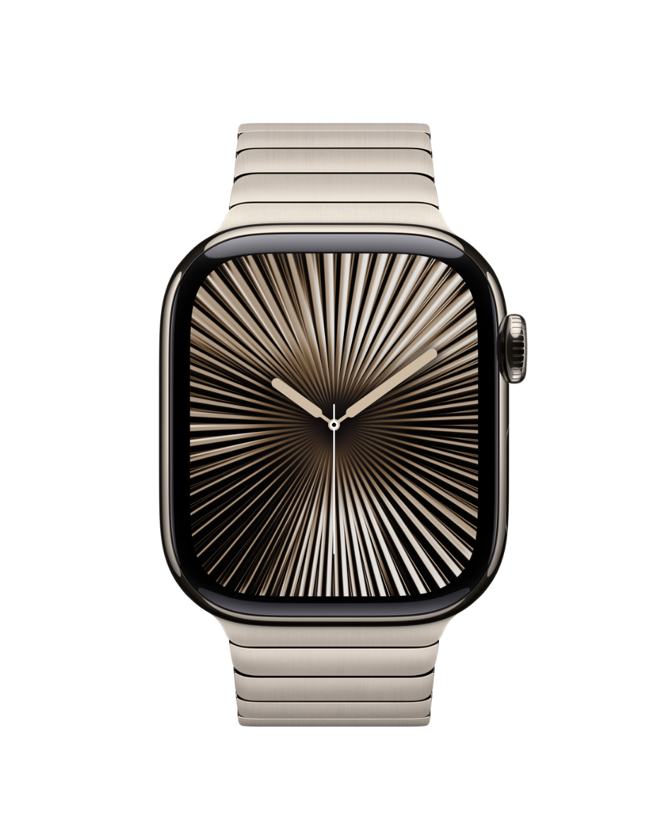 Clypeus - Bracelet à maillons ardoise - Apple Watch séries