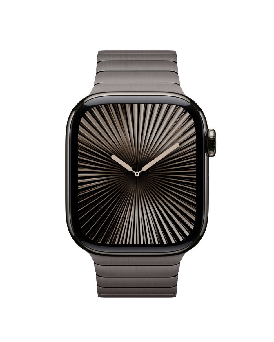 Clypeus - Bracelet à maillons ardoise - Apple Watch séries