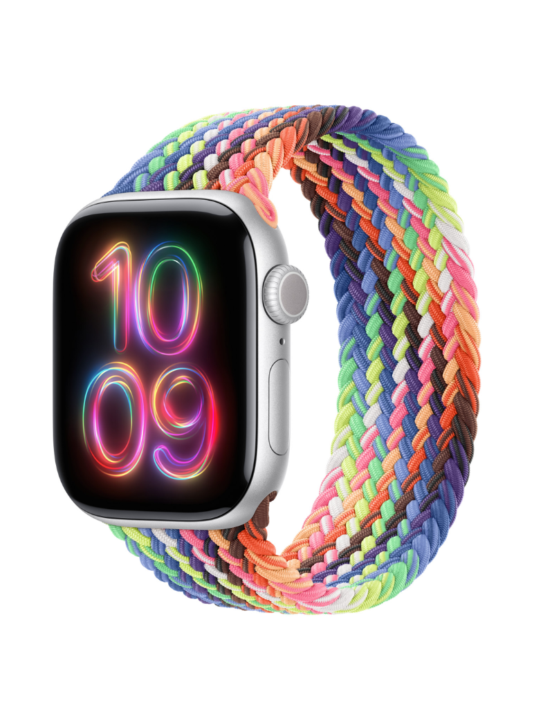 Clypeus - Bracelet Boucle Tréssée pour Apple Watch - Pride Edition
