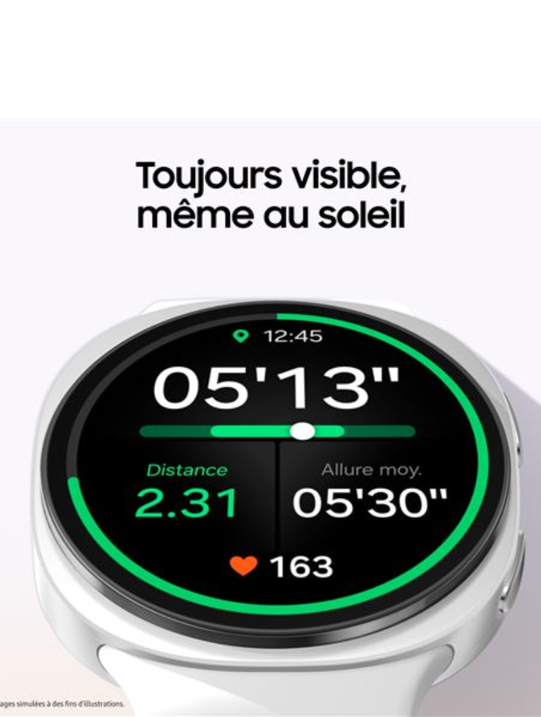 Samsung Galaxy Watch 7 - Wi-Fi | GPS - Crème 40mm