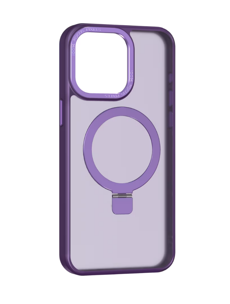 Coque Magsafe Avec Support Intégré Mauve - Clypeus - iPhone Series