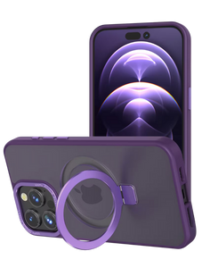 Clypeus - Coque MagStand Mauve - iPhone Series