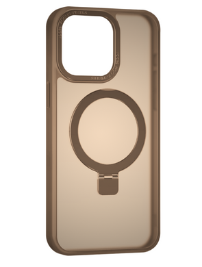 Clypeus - Coque MagStand Marron - iPhone Series